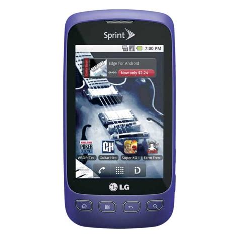 Lg Optimus S Ls670 Android Refurbished Phone For Sprint Purple