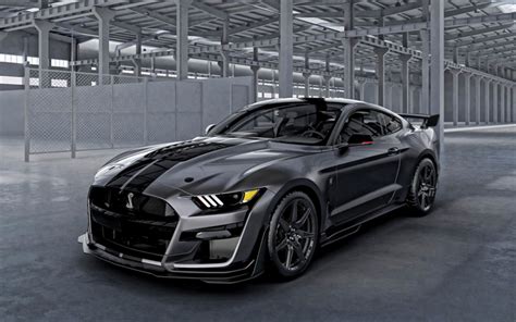 Download Wallpapers 2020 Ford Mustang Shelby Gt500 Venom Gray Sports