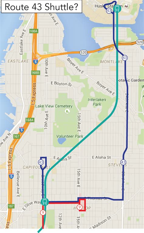 Options For Route 43 Seattle Transit Blog