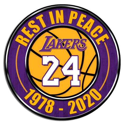 Plus get ticket info, official schedule, and more. Kobe Bryant 24 LA Lakers Memorial Basketball Decal
