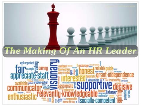 The Making Of An Hr Leader Attributes And Characteristics Dynamics