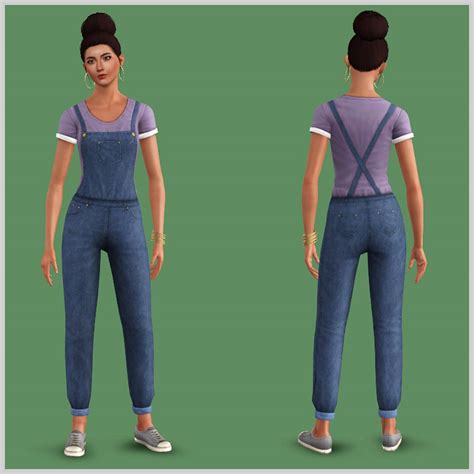 Mod The Sims Marina Dungarees