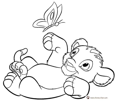 Lots of sheets on lion and cub are also arranged for you to develop your coloring skill. Baby Lion - Coloring Pages For Kids And For Adults ...