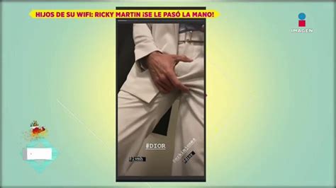 Video De Ricky Martin Agarr Ndose Sus Partes Ntimas De Primera Mano Youtube