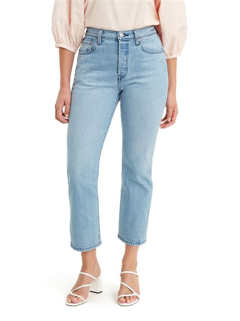 Levis Original Red Tab Womens 501 Original Cropped Jeans