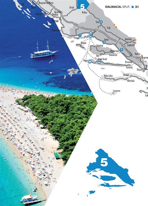 Informacion Turistica Con Mapa De Croacia Es By Croatian National
