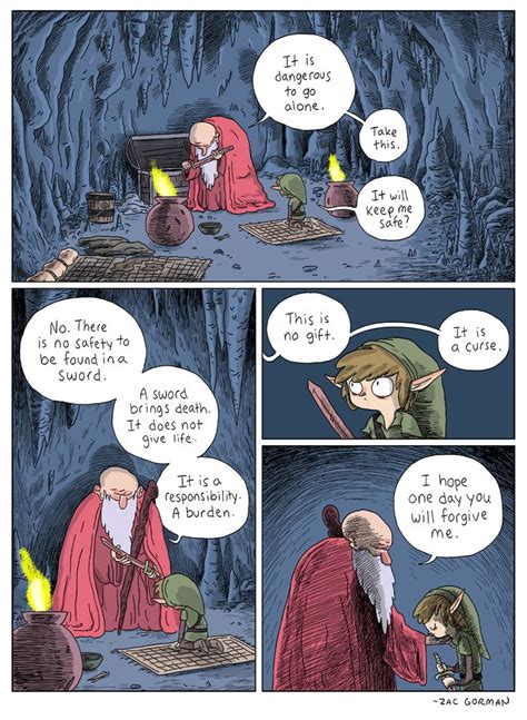 I Finally Found A Its Dangerous To Go Alone Comic Thats Actually