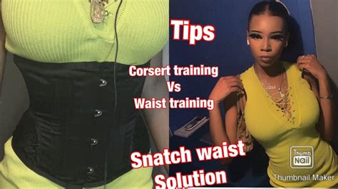 How I Keep My Waist Snatch On A Budget Corset Training Vs Waist
