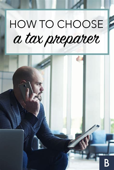 How To Choose A Tax Preparer Tax Preparation Smart Money Tax