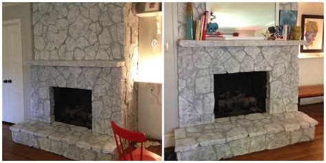 Some people have the same reaction to painting stone as they do to painting over wood. Painting a Stone Fireplace....Finally, I Did It ...