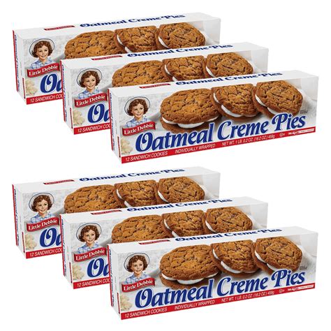 Little Debbie Oatmeal Creme Pies 6 Boxes Of Oatmeal Cookies
