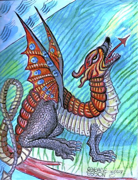 Medieval Art Dragon