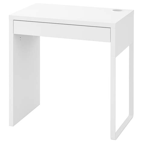 Micke Desk White 73x50 Cm Ikea