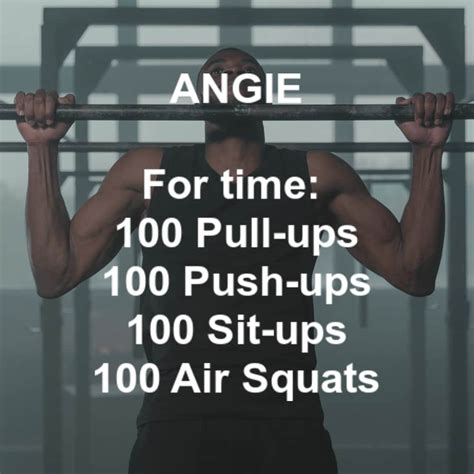Angie Workout All You Need To Know Non Stop Crossfit