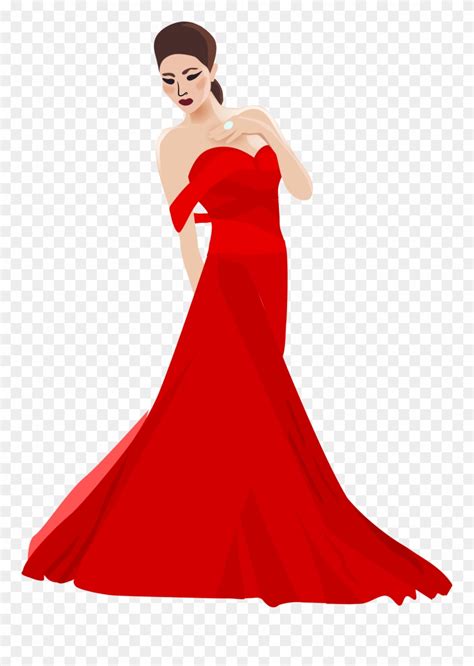 Woman In Red Dress Clipart 10 Free Cliparts Download Images On