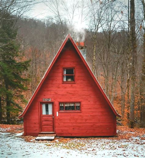 The plans are on two pages, 24x. Cabins Content on Instagram: "- Little red cabin in the ...