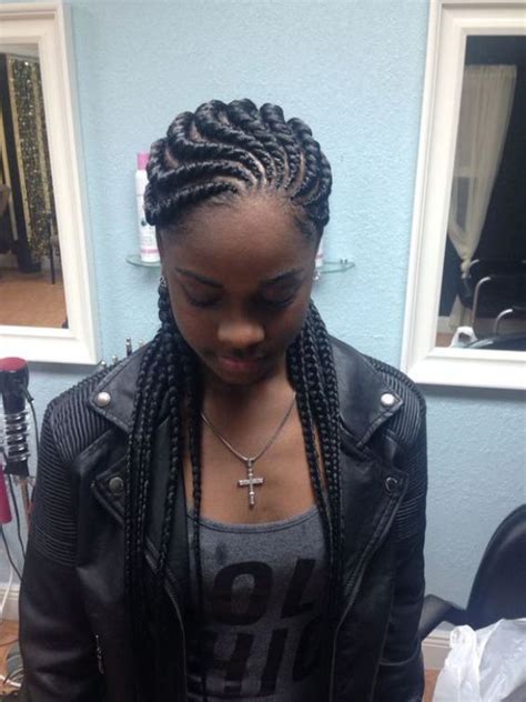 The length of the hair is also commendable. 40 Hip and Beautiful Ghana Braids Styles | Banana Braids