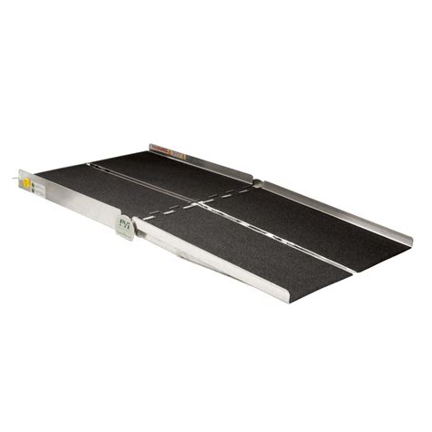 Shop 7 Ft X 36 In Aluminum Folding Entryway Wheelchair Ramp At