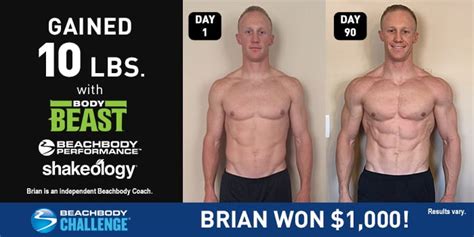 Body Beast Results Brian Gained 10 Pounds Of Muscle And 1000 Bodi