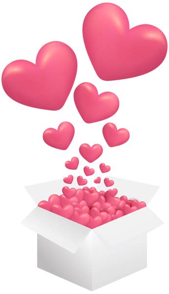 Box With Hearts Clip Art Image Valentines Wallpaper Iphone Happy
