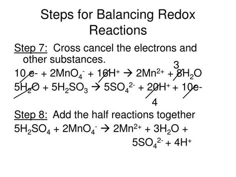 Ppt Balancing Oxidation Reduction Equations Powerpoint Presentation