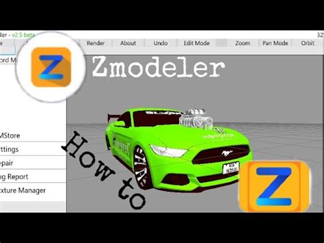 How To Use Zmodeler Android Youtube