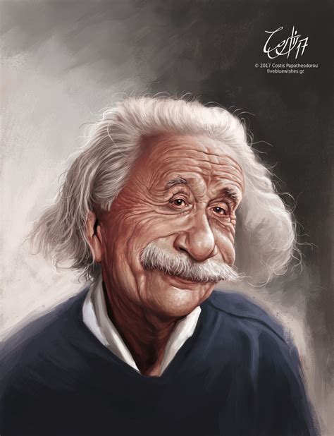 Artworke4gdy Caricature Einstein