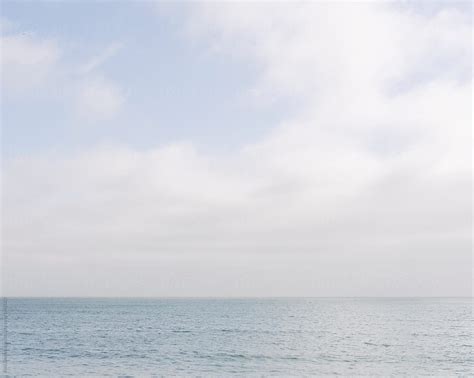 View Of Calm Ocean And Vast Sky By Stocksy Contributor Rialto Images