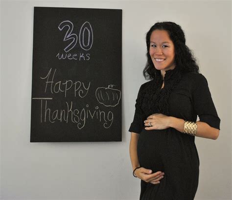 Diary Of A Fit Mommy 30 Week Pregnancy Chalkboard Update
