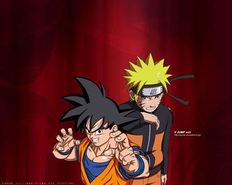 Naruto And Goku Wallpapers Wallpaper Cave