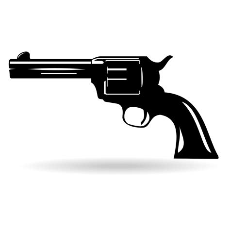 Download 15 Old West Gun Silhouette Vector Images - Gun Silhouette Vector, Wild West Vector Art Free and ...