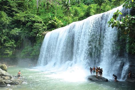 Campawan Curtain Falls Davao Regions Widest Waterfall Edge Davao