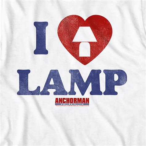 i love lamp anchorman t shirt
