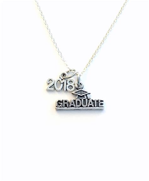2023 Graduate Necklace Grad Jewelry Graduation T For Etsy