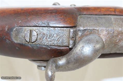 Civil War Era Antique French Mutzig Arsenal Model 1840 Perc 75 Cal