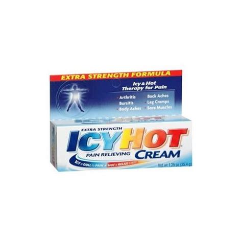 2 Pack Icy Hot Pain Relieving Cream Extra Strength 1 25 Oz Each