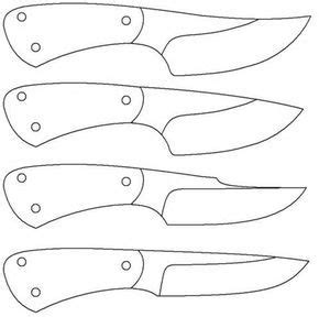 On this page i am gathering up the various knife templates that i have available for you. Printable Bowie Knife Templates | Handmade With Lovelisa