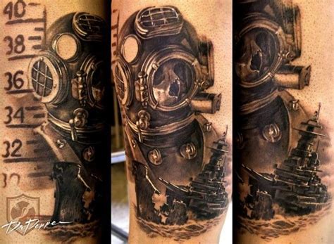Second session on deep sea diver and octopus tattoo nick. 92 best images about I Was A U.S. Army Deep Sea Diver ...
