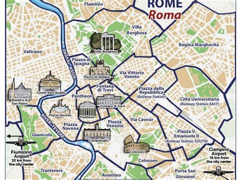 Mapa De Roma Para Turistas Images And Photos Finder