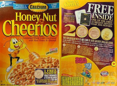 Honey Nut Cheerios Honey Nut Cheerios 2000 Pennies Box