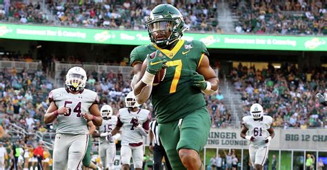 Abram Smith Trestan Ebner Carry Baylor In 66 7 Rout Of Texas Southern