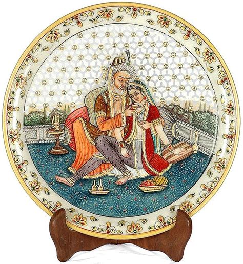 Mughal Harem With Lattice Exotic India Art