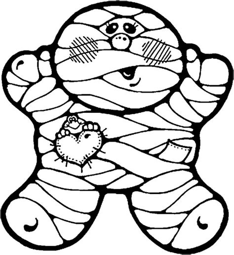 Fatty Mummy Coloring Page Download And Print Online