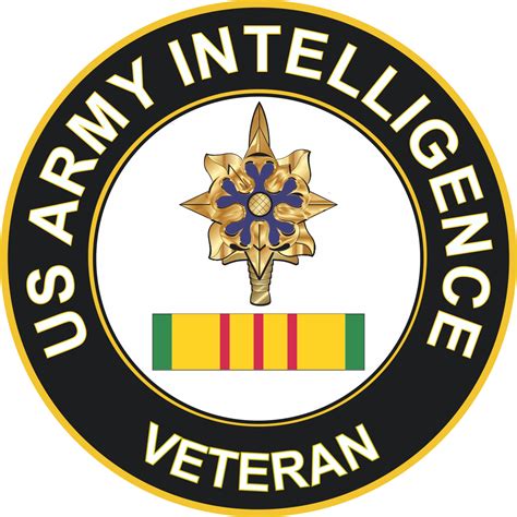 Army Intelligence Vietnam Veteran Sticker