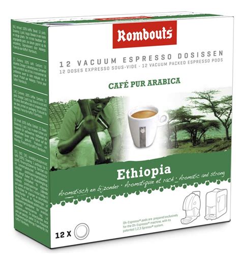 Cafés Rombouts Ethiopia 84 Dosettes Professional
