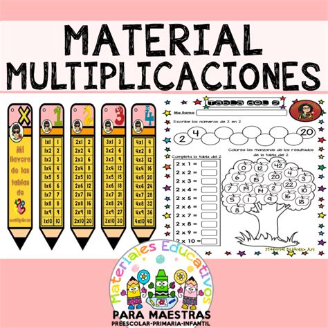 Fichas Para Reforzar Las Tablas De Multiplicar Materiales Educativos