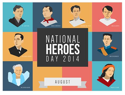 This day, july 20, honors those extraordinary individuals throughout our 50 states who are role models for others. Philippine National Heroes Day Graphic Illustration on Behance