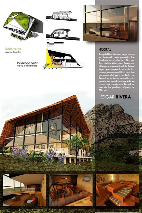 Hostal Bernal Bocetos Arquitectura Laminas De Arquitectura Arquitectura