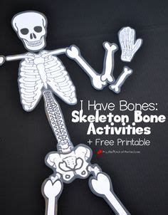 Bones support your body and enable us to move. Learning About Bones Activities for Kids and Free Skeleton ...