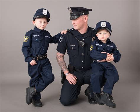Policeman Fancy Dress Kids Boys Policeman Cop Uniform Halloween Costume Set